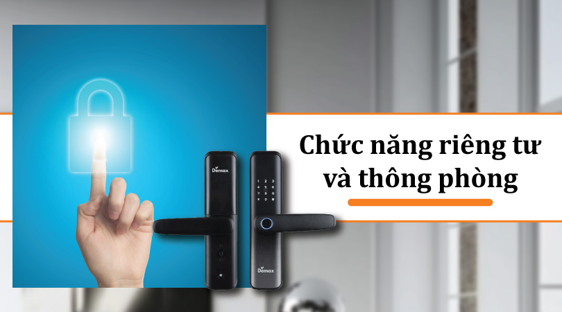 Demax EL268 BN APP Wifi - Chức năng riêng tư và thông phòng